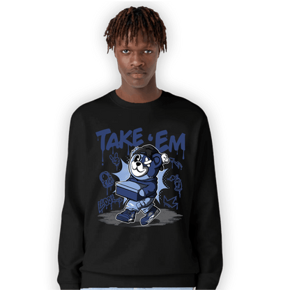 Midnight Navy 5s Sweatshirt Match Take &