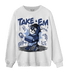 Midnight Navy 5s Sweatshirt Match Take &