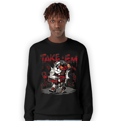 Plaid 5s Sweatshirt Match Take &