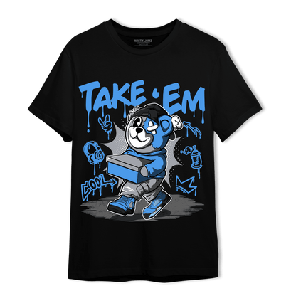 University Blue 5s T Shirt Match Take &