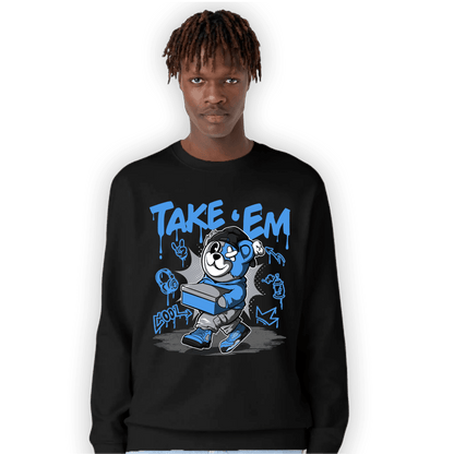 University Blue 5s Sweatshirt Match Take &