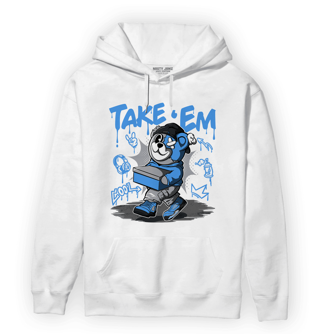 University Blue 5s Hoodie Match Take &