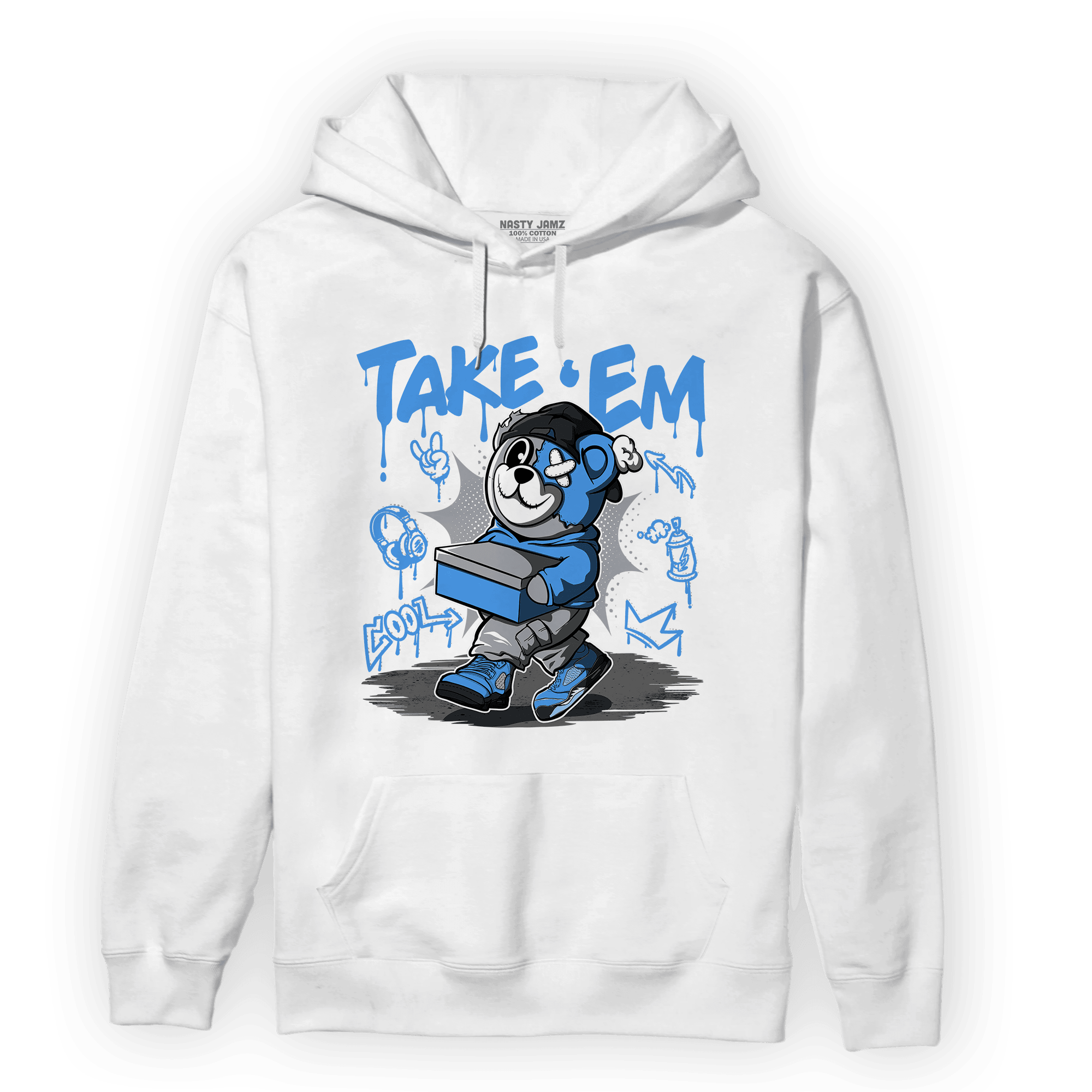 University Blue 5s Hoodie Match Take &