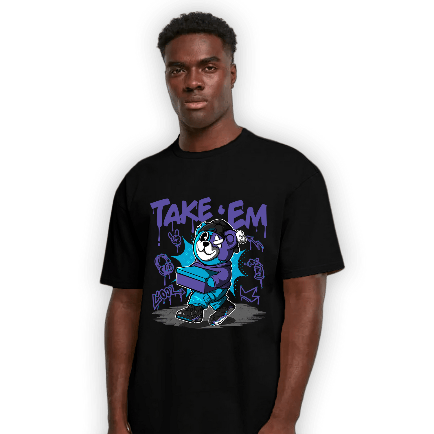 Aqua 6s T Shirt Match Take &
