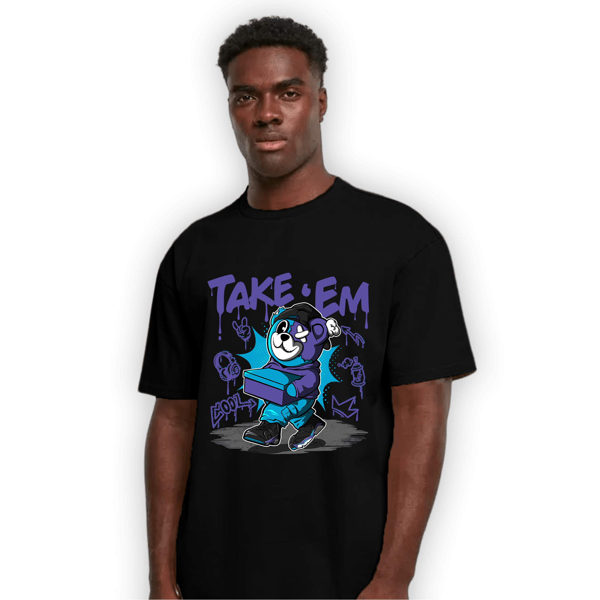 Aqua 6s T Shirt Match Take &