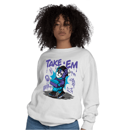 Aqua 6s Sweatshirt Match Take &