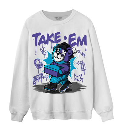 Aqua 6s Sweatshirt Match Take &