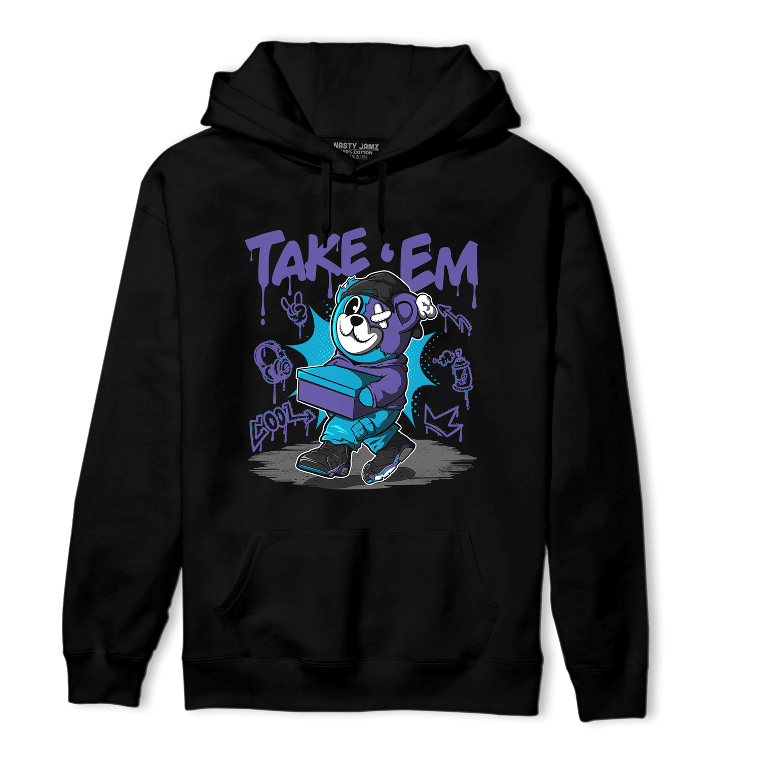 Aqua 6s Hoodie Match Take &