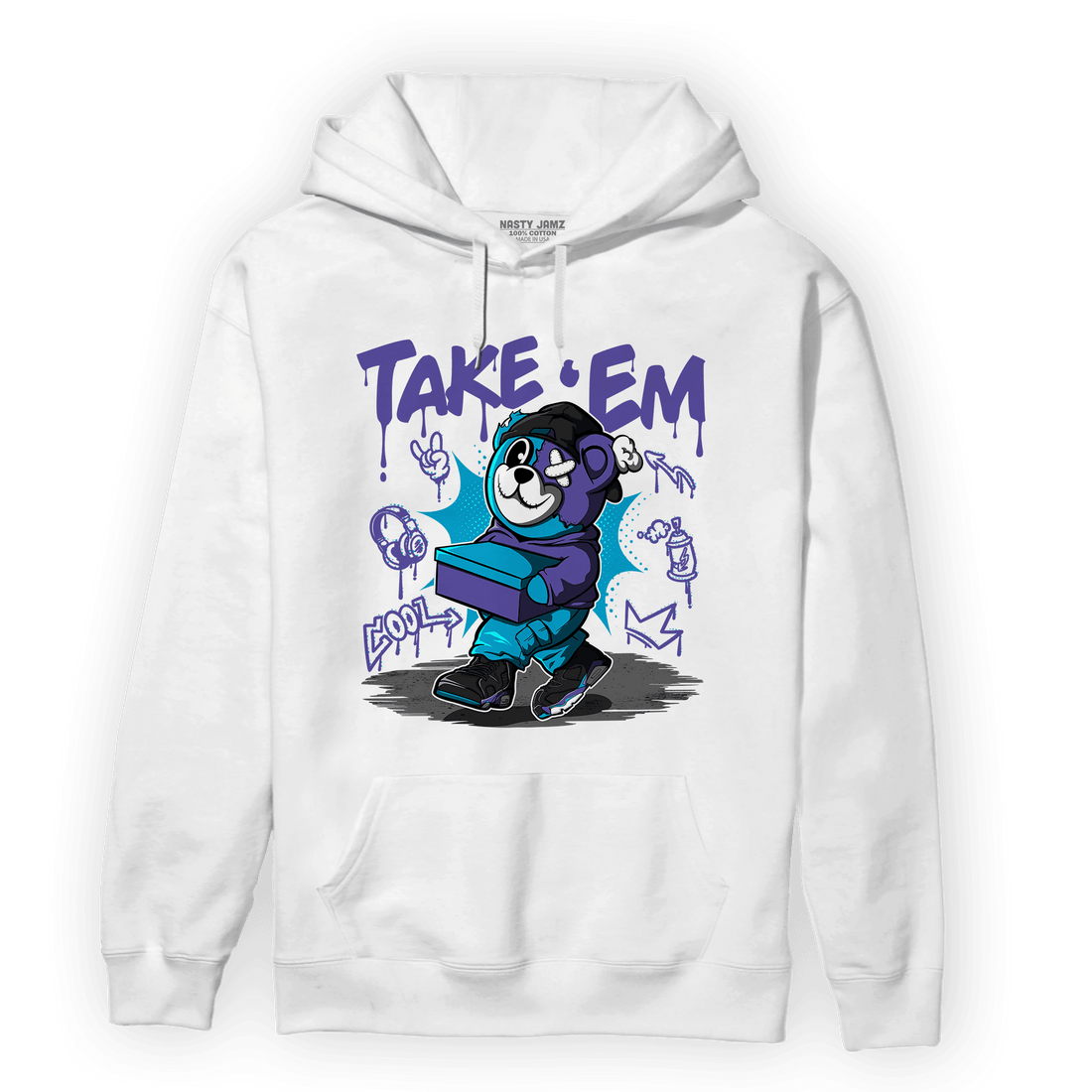 Aqua 6s Hoodie Match Take &