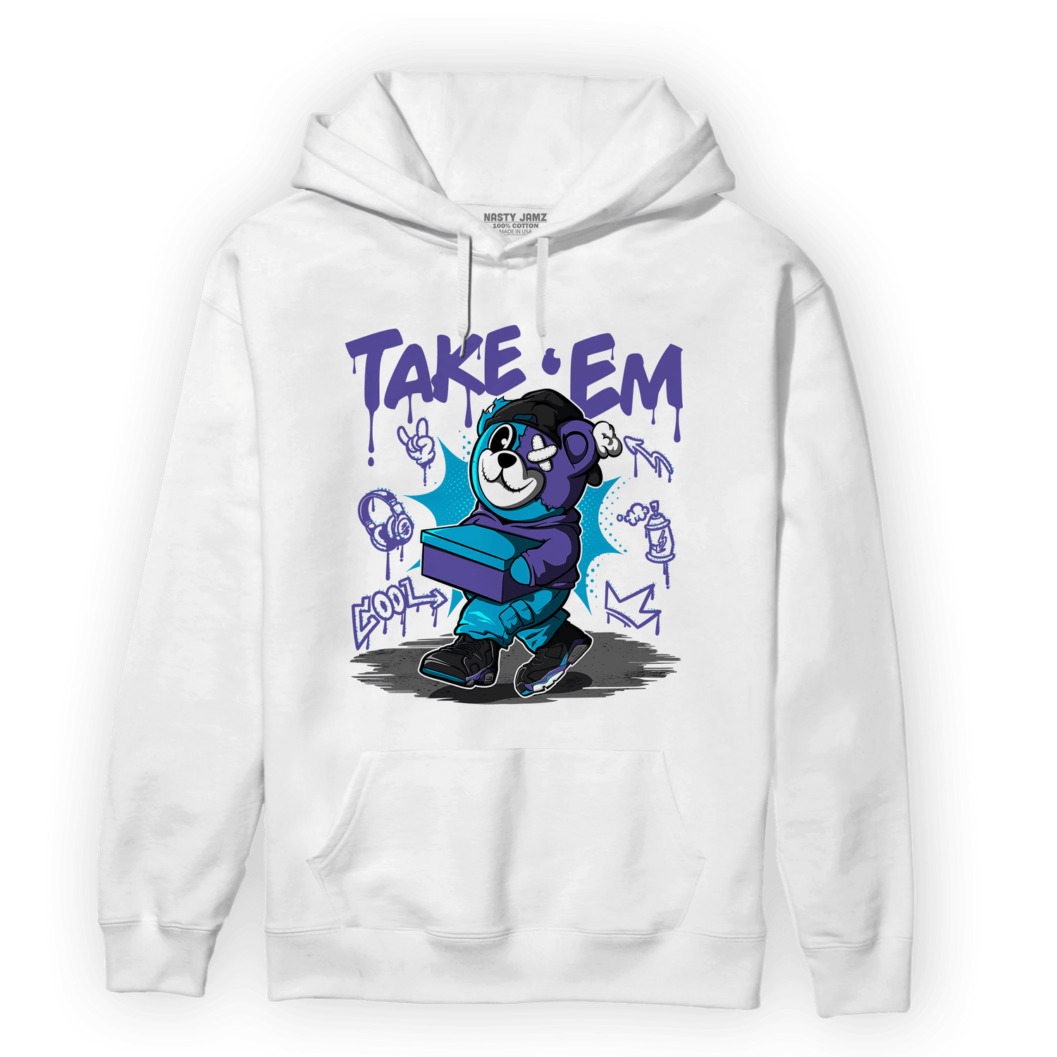 Aqua 6s Hoodie Match Take &