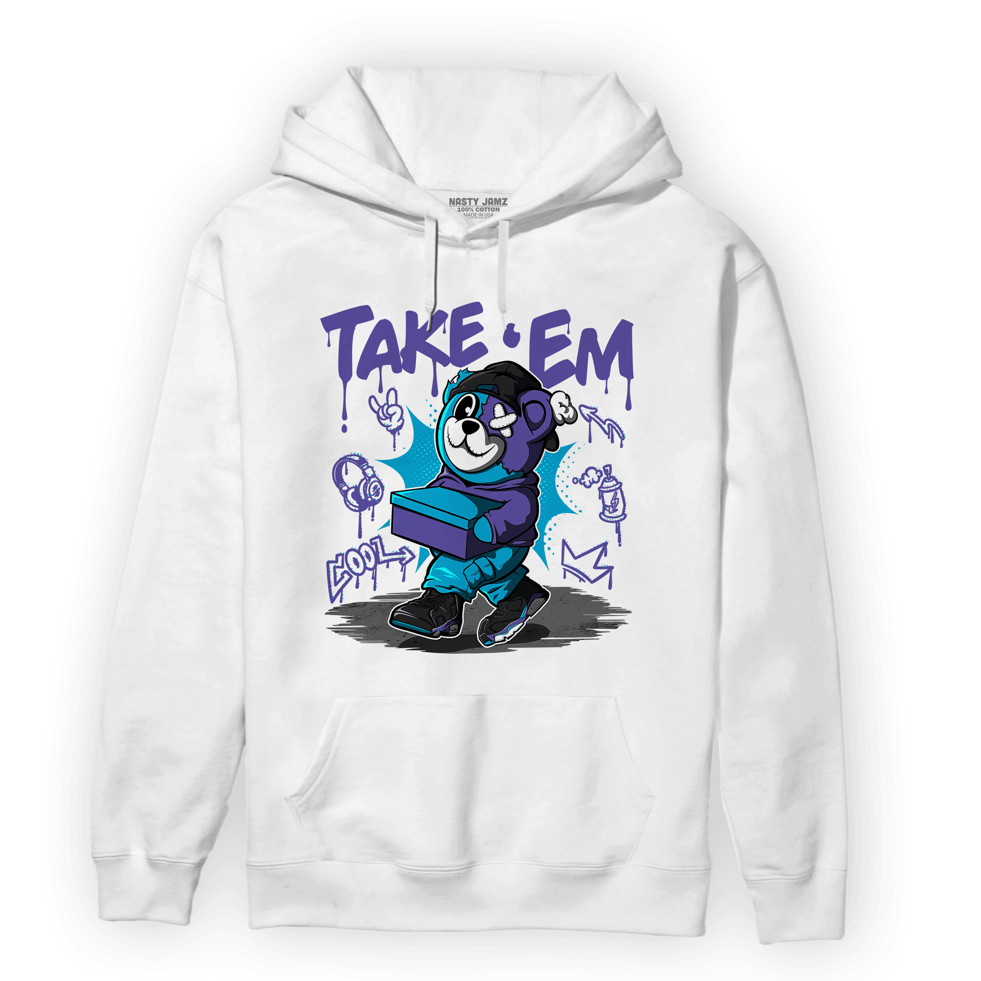 Aqua 6s Hoodie Match Take &