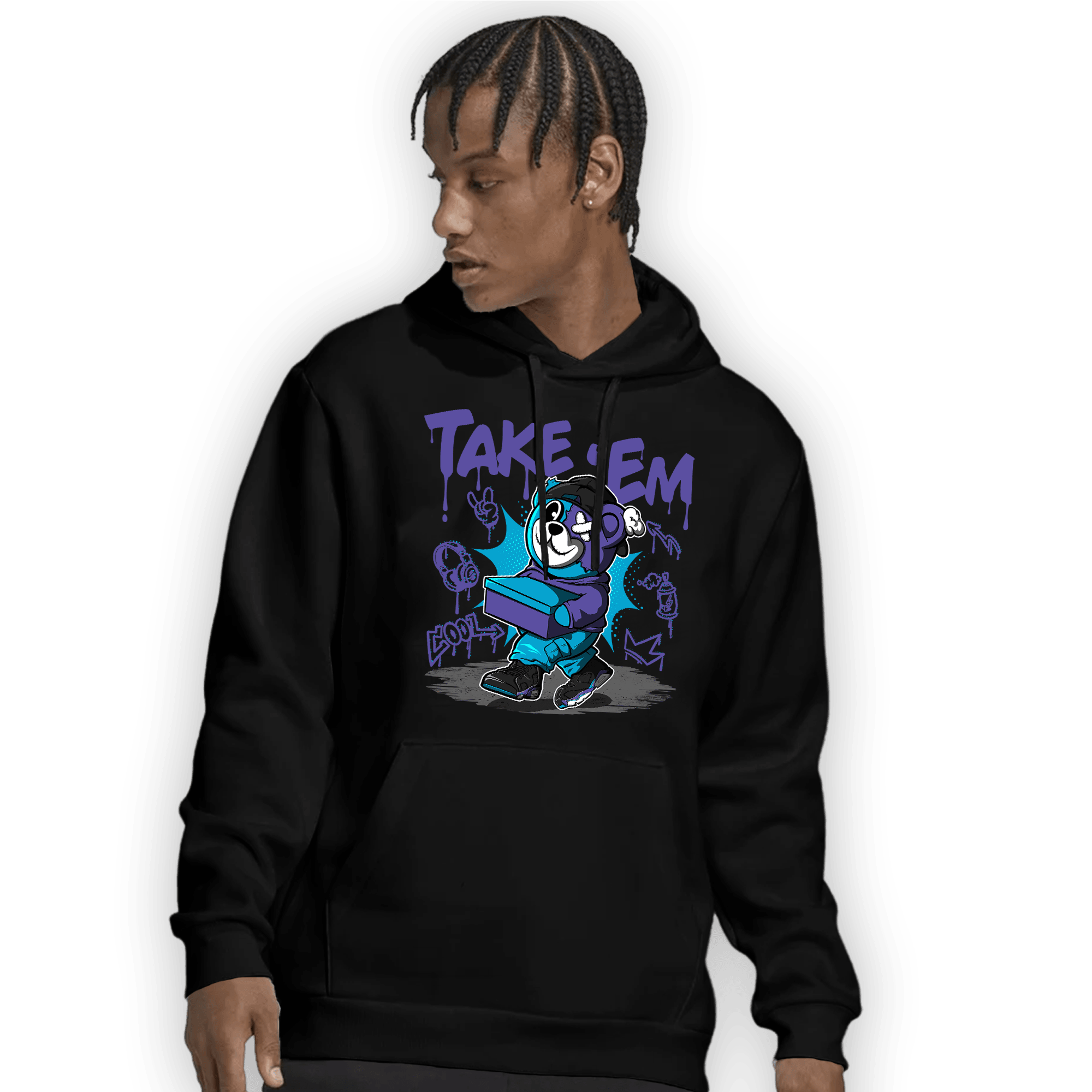 Aqua 6s Hoodie Match Take &