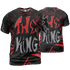 Bred Reimagined 4s T Shirt Match The King 3D All-Over Print Graffiti - NastyJamz