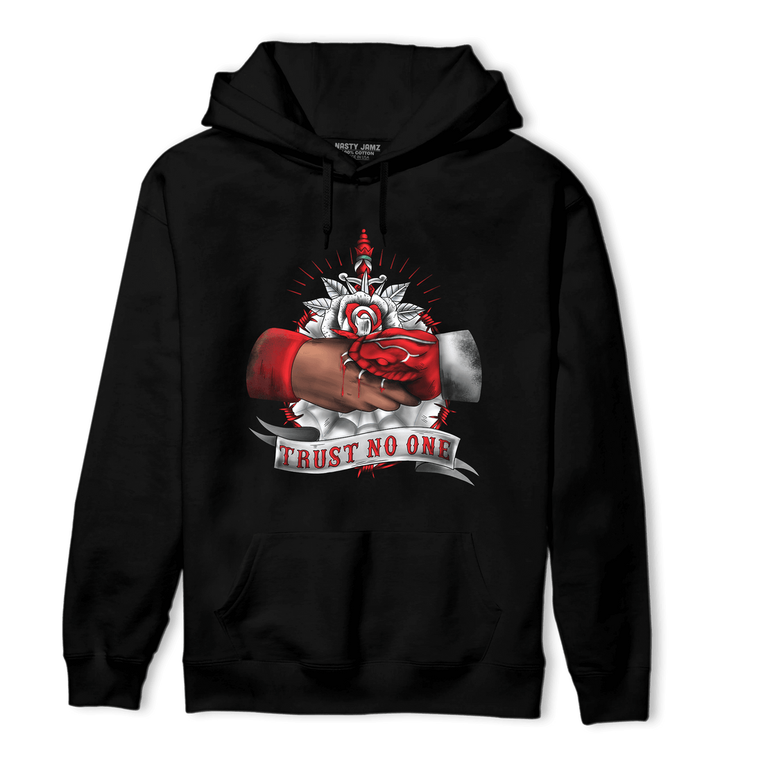 Cherry 11s Hoodie Match Trust No One Old School - NastyJamz