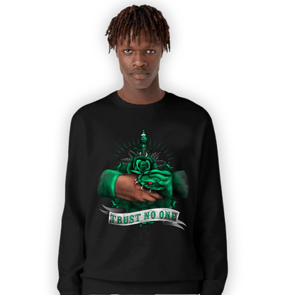 Celtic Lucky Green 1s Sweatshirt Match Trust No One Old School - NastyJamz
