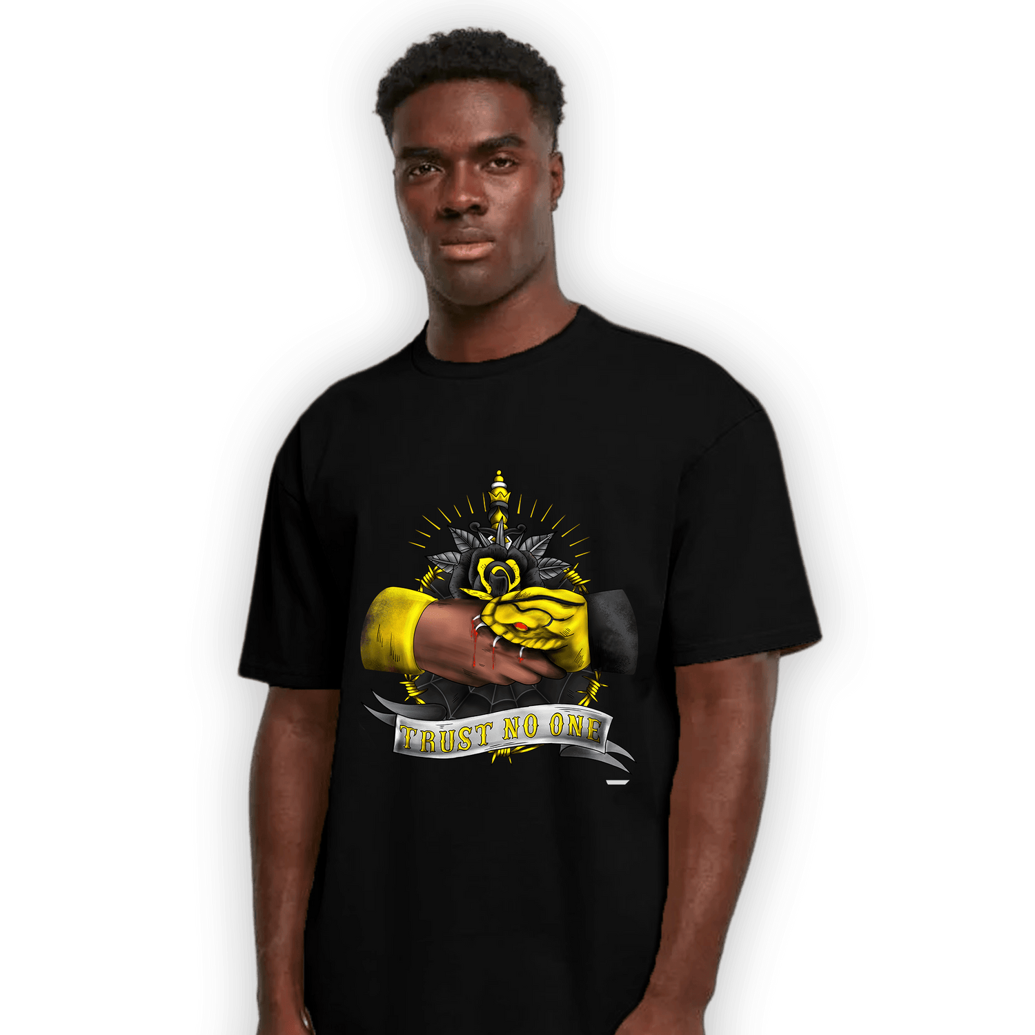 Thunder 4s T Shirt Match Trust No One Old School - NastyJamz