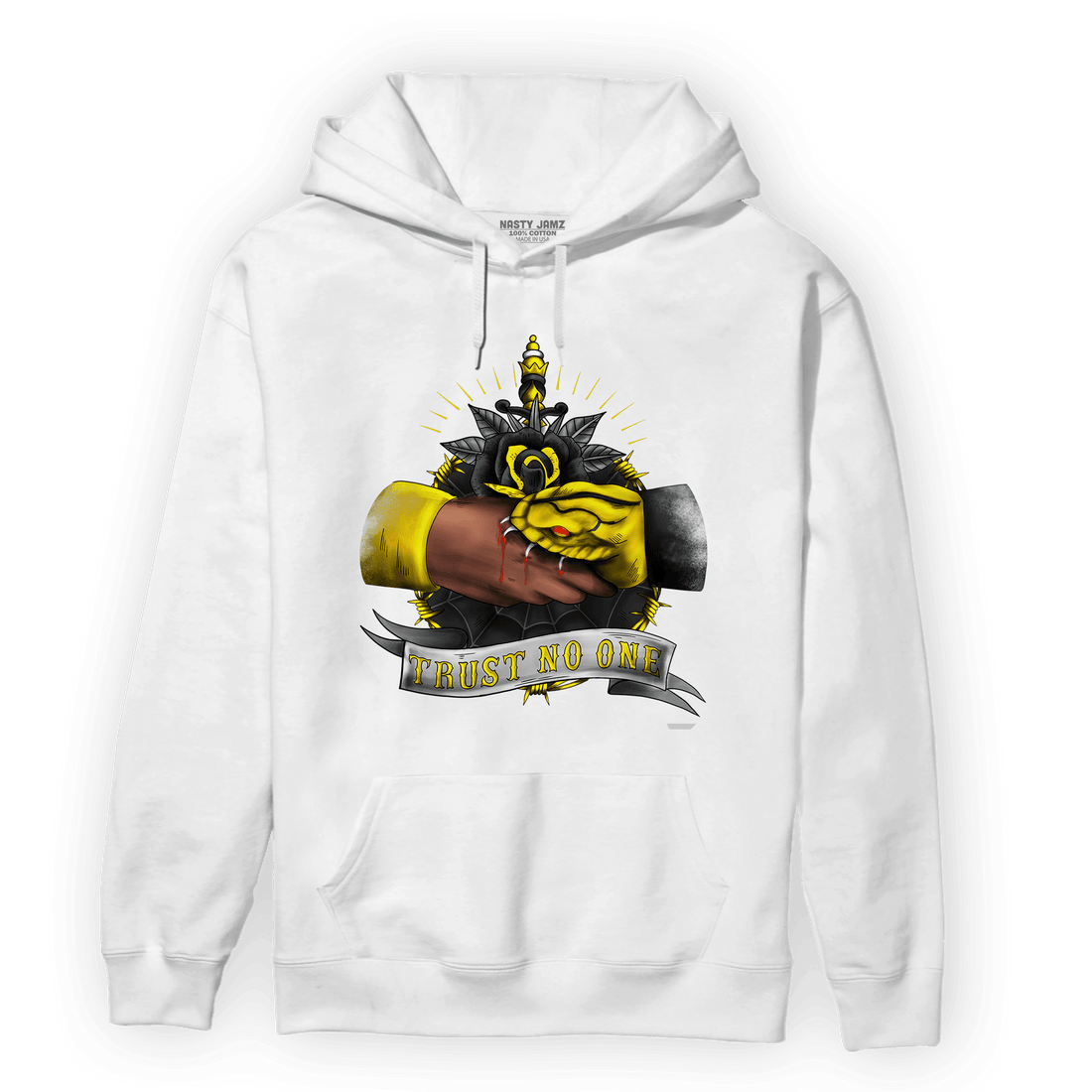 Thunder 4s Hoodie Match Trust No One Old School - NastyJamz