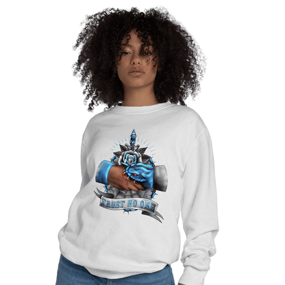 University Blue 5s Sweatshirt Match Trust No One Old School - NastyJamz