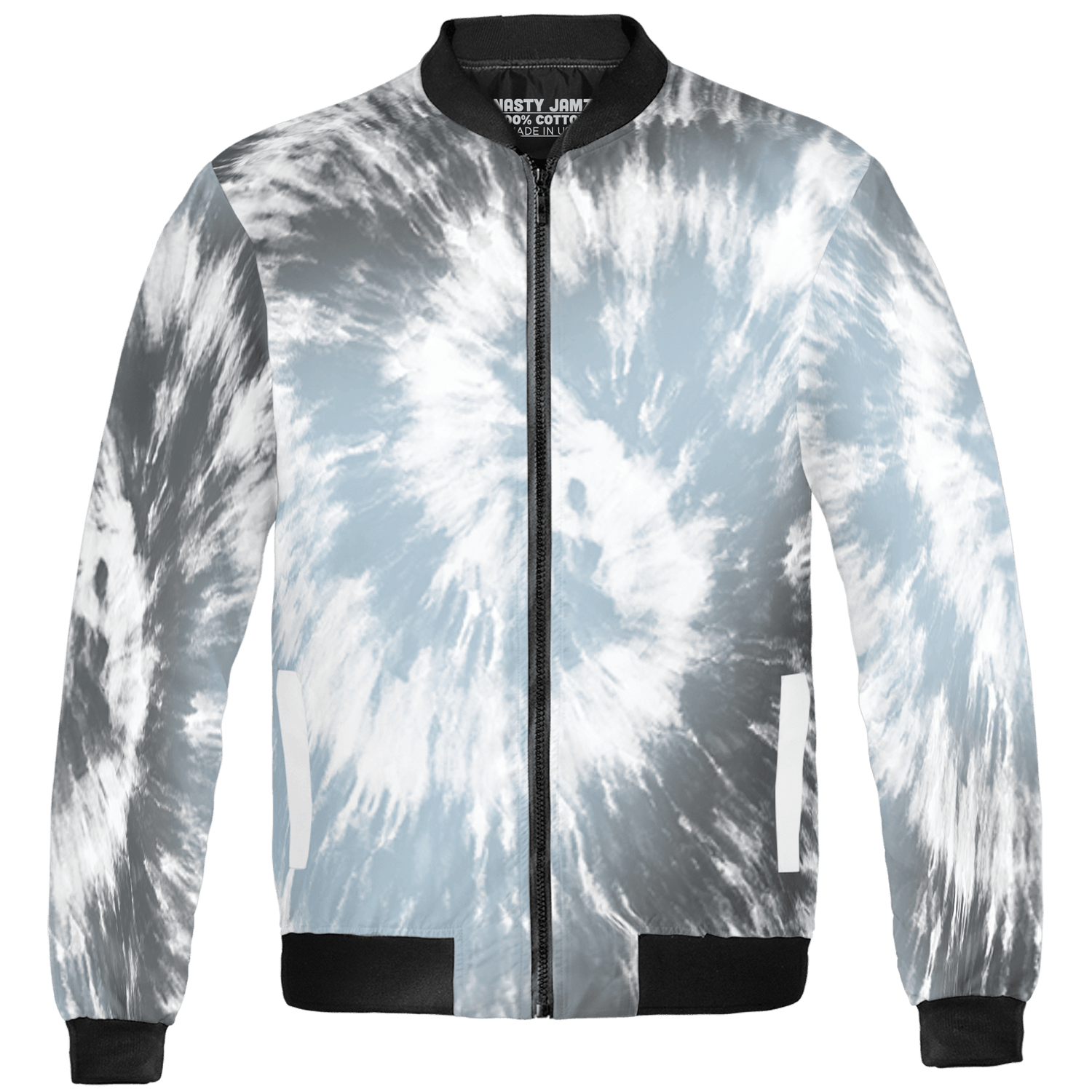 Blue Grey 13s Jacket Match Tye Dye 3D All-Over Print Spiral - NastyJamz