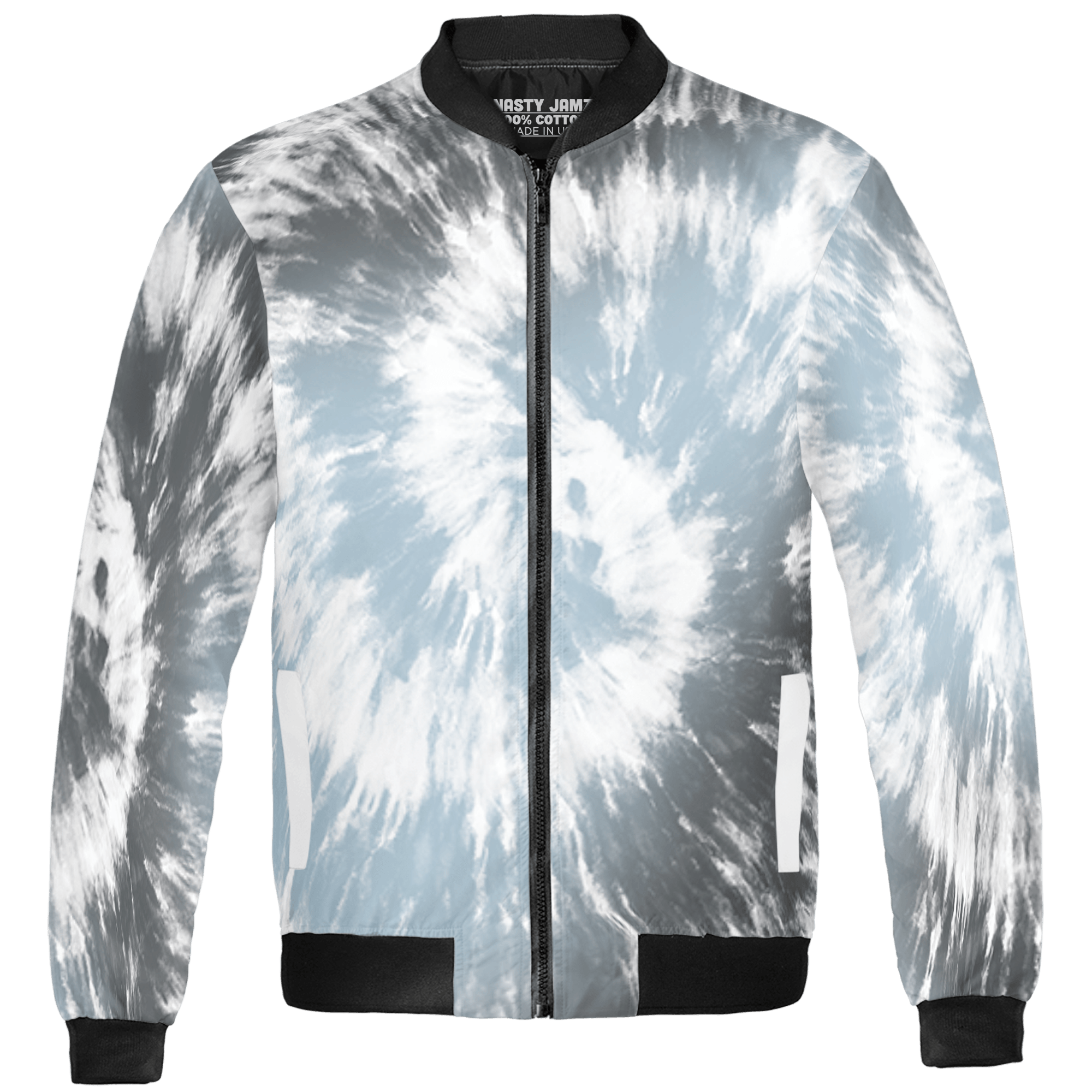 Blue Grey 13s Jacket Match Tye Dye 3D All-Over Print Spiral - NastyJamz