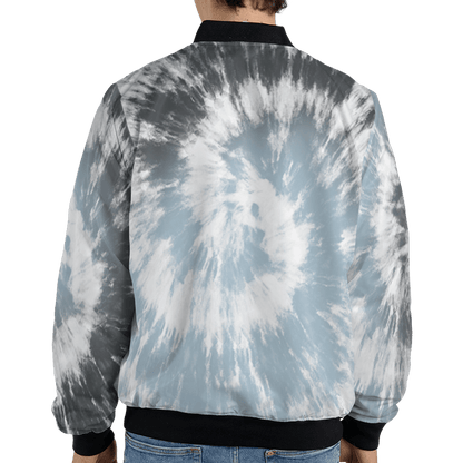 Blue Grey 13s Jacket Match Tye Dye 3D All-Over Print Spiral - NastyJamz