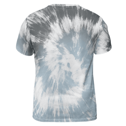 Blue Grey 13s T Shirt Match Tye Dye 3D All-Over Print Spiral - NastyJamz