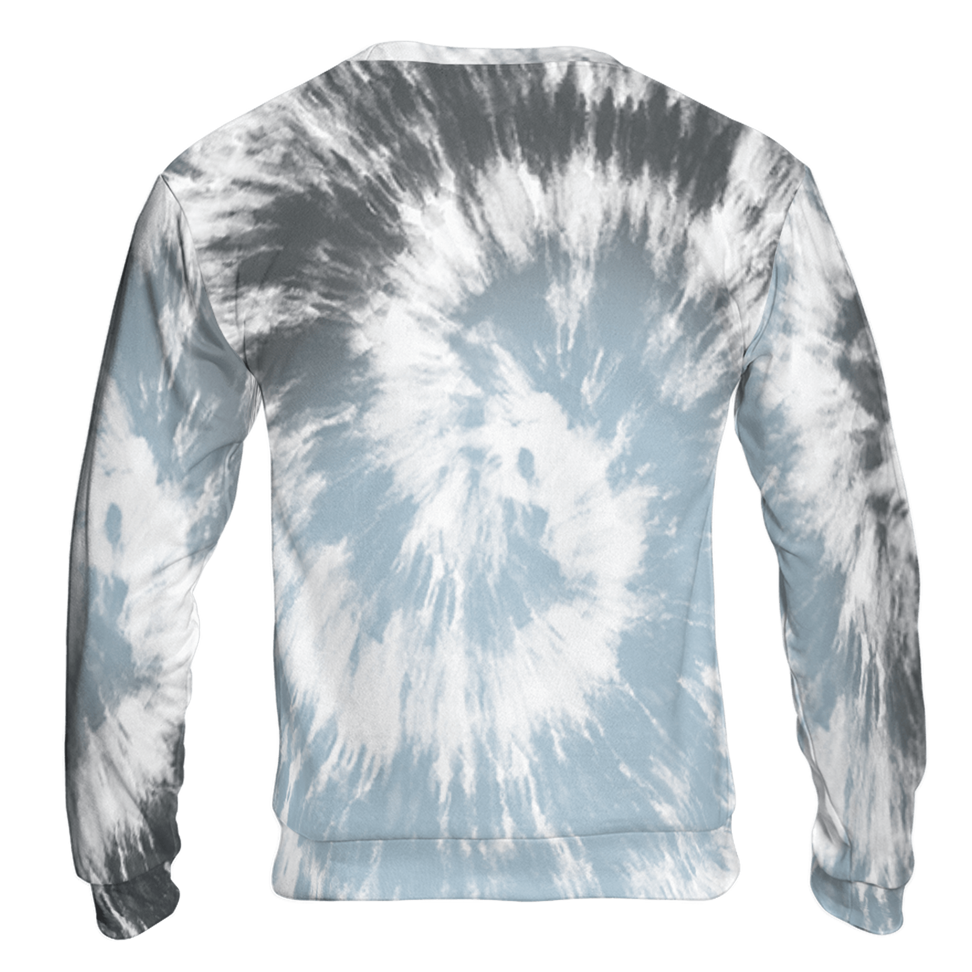 Blue Grey 13s Sweatshirt Match Tye Dye 3D All-Over Print Spiral - NastyJamz