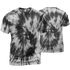 Retro High OG Black White 1s T Shirt Match Tye Dye 3D All-Over Print Spiral - NastyJamz