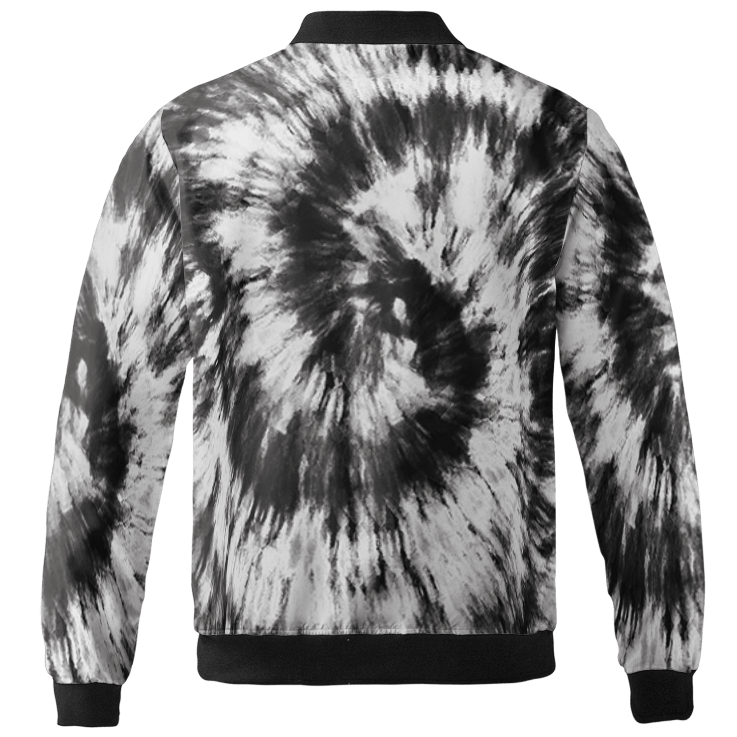 Retro High OG Black White 1s Jacket Match Tye Dye 3D All-Over Print Spiral - NastyJamz
