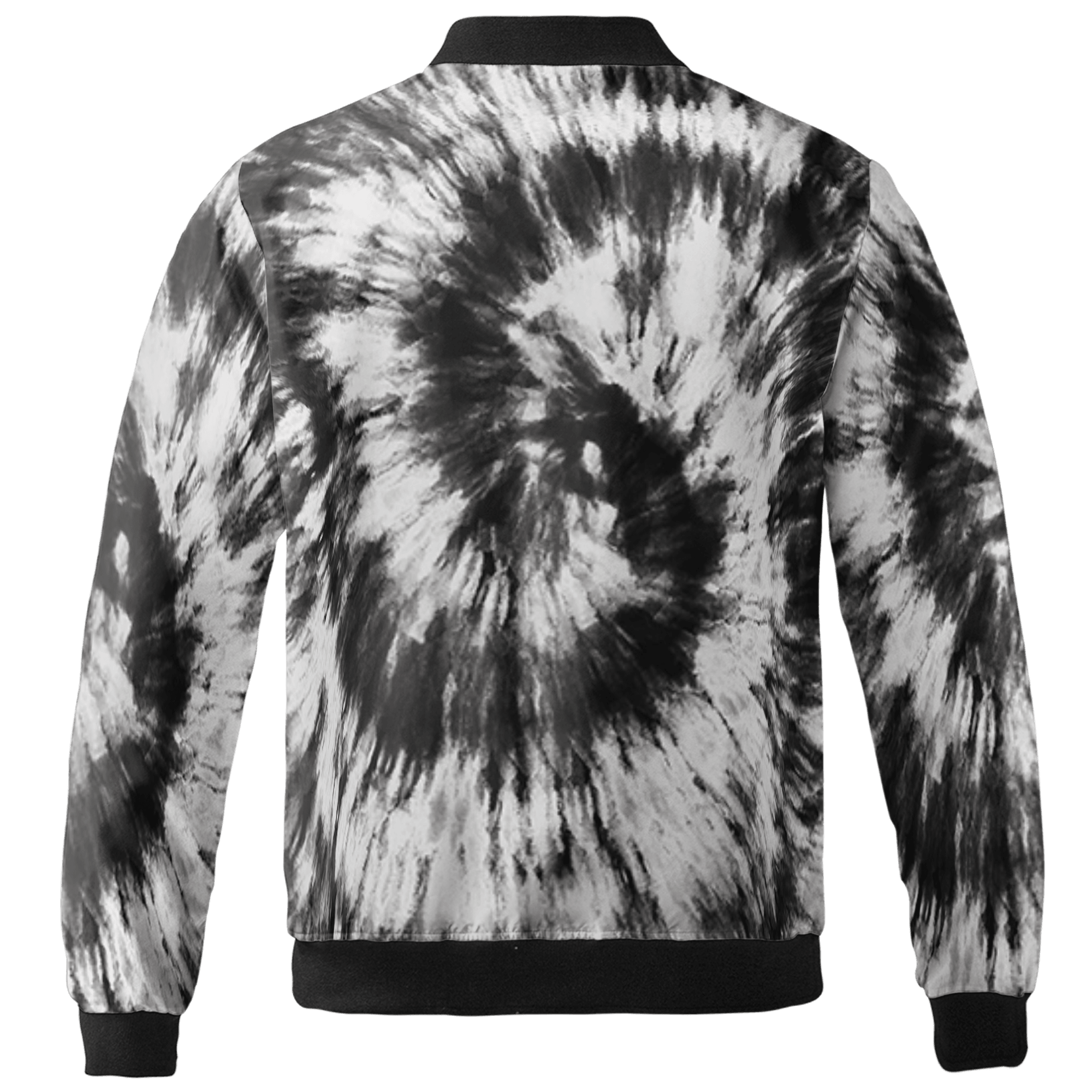 Retro High OG Black White 1s Jacket Match Tye Dye 3D All-Over Print Spiral - NastyJamz