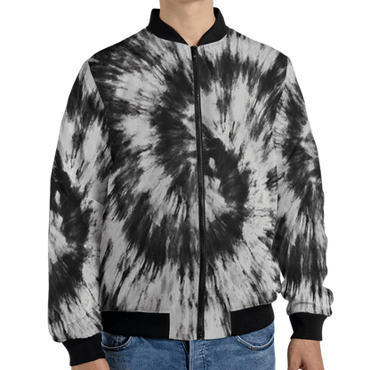 Retro High OG Black White 1s Jacket Match Tye Dye 3D All-Over Print Spiral - NastyJamz