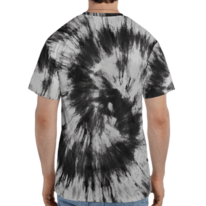 Retro High OG Black White 1s T Shirt Match Tye Dye 3D All-Over Print Spiral - NastyJamz
