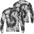 Retro High OG Black White 1s Sweatshirt Match Tye Dye 3D All-Over Print Spiral - NastyJamz