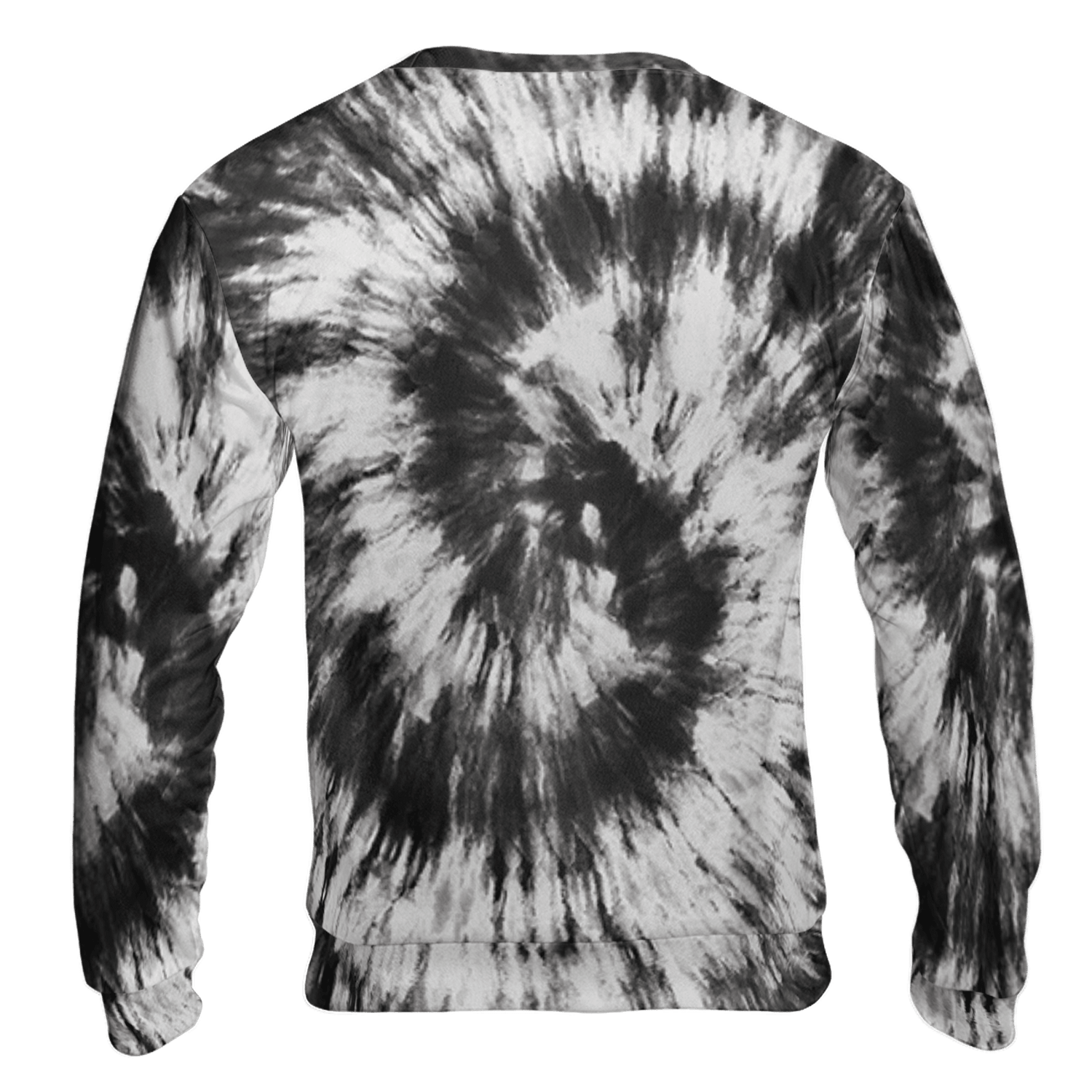 Retro High OG Black White 1s Sweatshirt Match Tye Dye 3D All-Over Print Spiral - NastyJamz