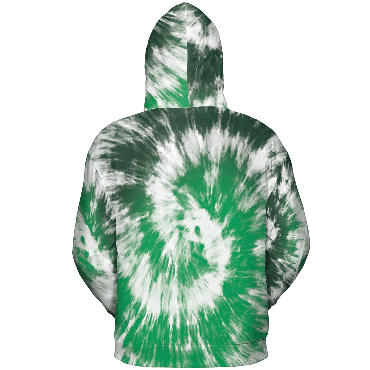 Lucky Green 5s Hoodie Match Tye Dye 3D All-Over Print Spiral - NastyJamz