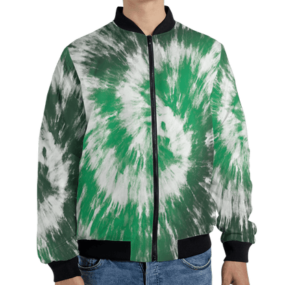 Lucky Green 5s Jacket Match Tye Dye 3D All-Over Print Spiral - NastyJamz