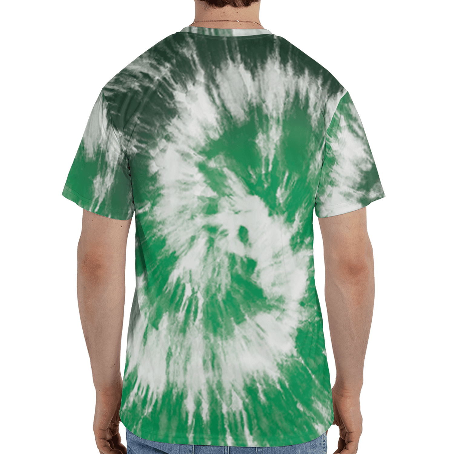 Lucky Green 5s T Shirt Match Tye Dye 3D All-Over Print Spiral - NastyJamz