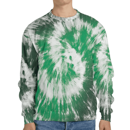 Lucky Green 5s Sweatshirt Match Tye Dye 3D All-Over Print Spiral - NastyJamz