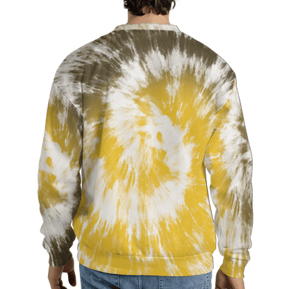 Yellow Ochre 6s Sweatshirt Match Tye Dye 3D All-Over Print Spiral - NastyJamz