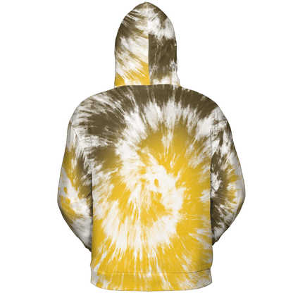 Yellow Ochre 6s Hoodie Match Tye Dye 3D All-Over Print Spiral - NastyJamz