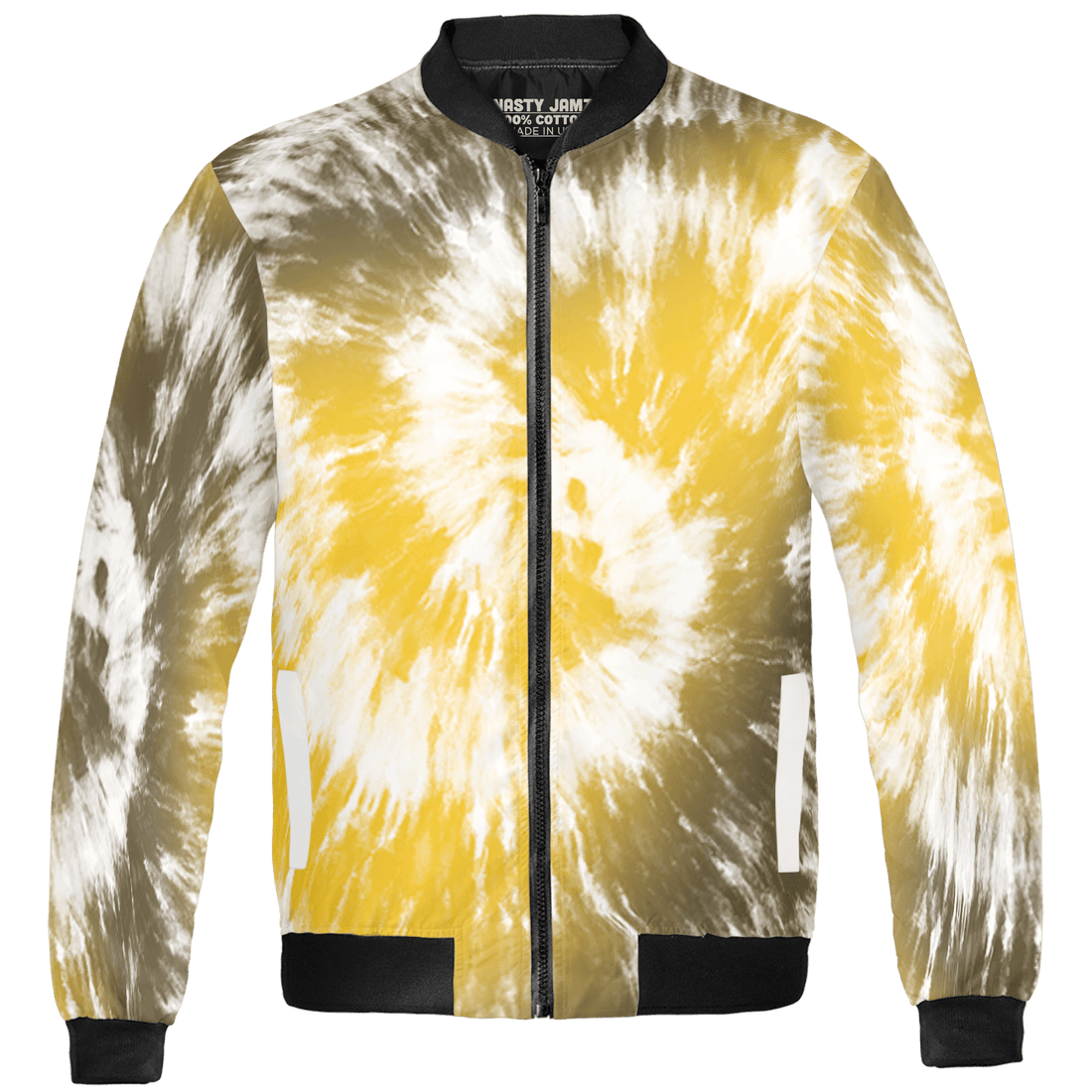 Yellow Ochre 6s Jacket Match Tye Dye 3D All-Over Print Spiral - NastyJamz