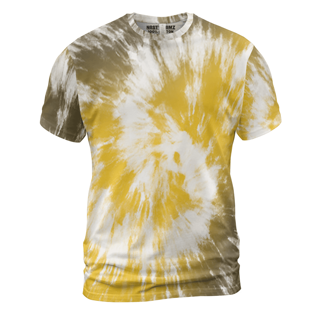 Yellow Ochre 6s T Shirt Match Tye Dye 3D All-Over Print Spiral - NastyJamz