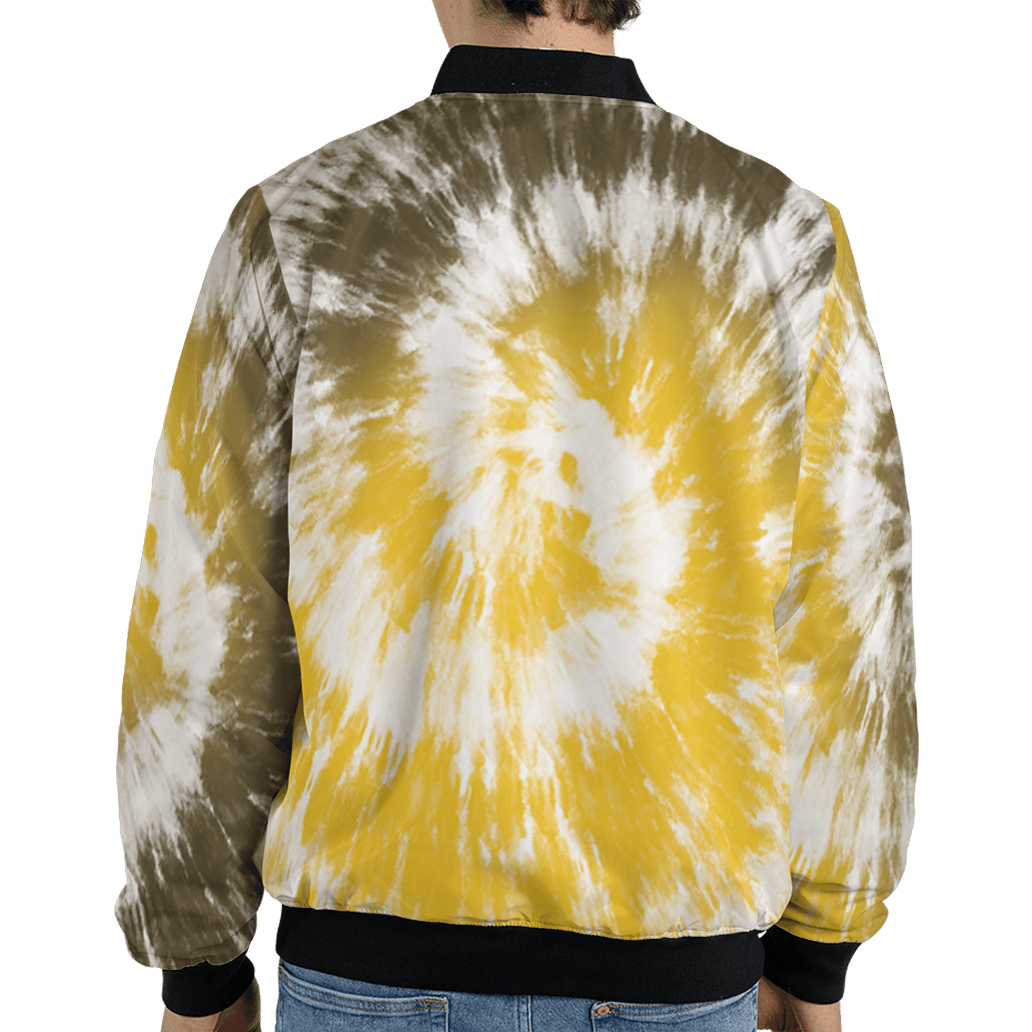 Yellow Ochre 6s Jacket Match Tye Dye 3D All-Over Print Spiral - NastyJamz