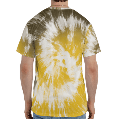 Yellow Ochre 6s T Shirt Match Tye Dye 3D All-Over Print Spiral - NastyJamz