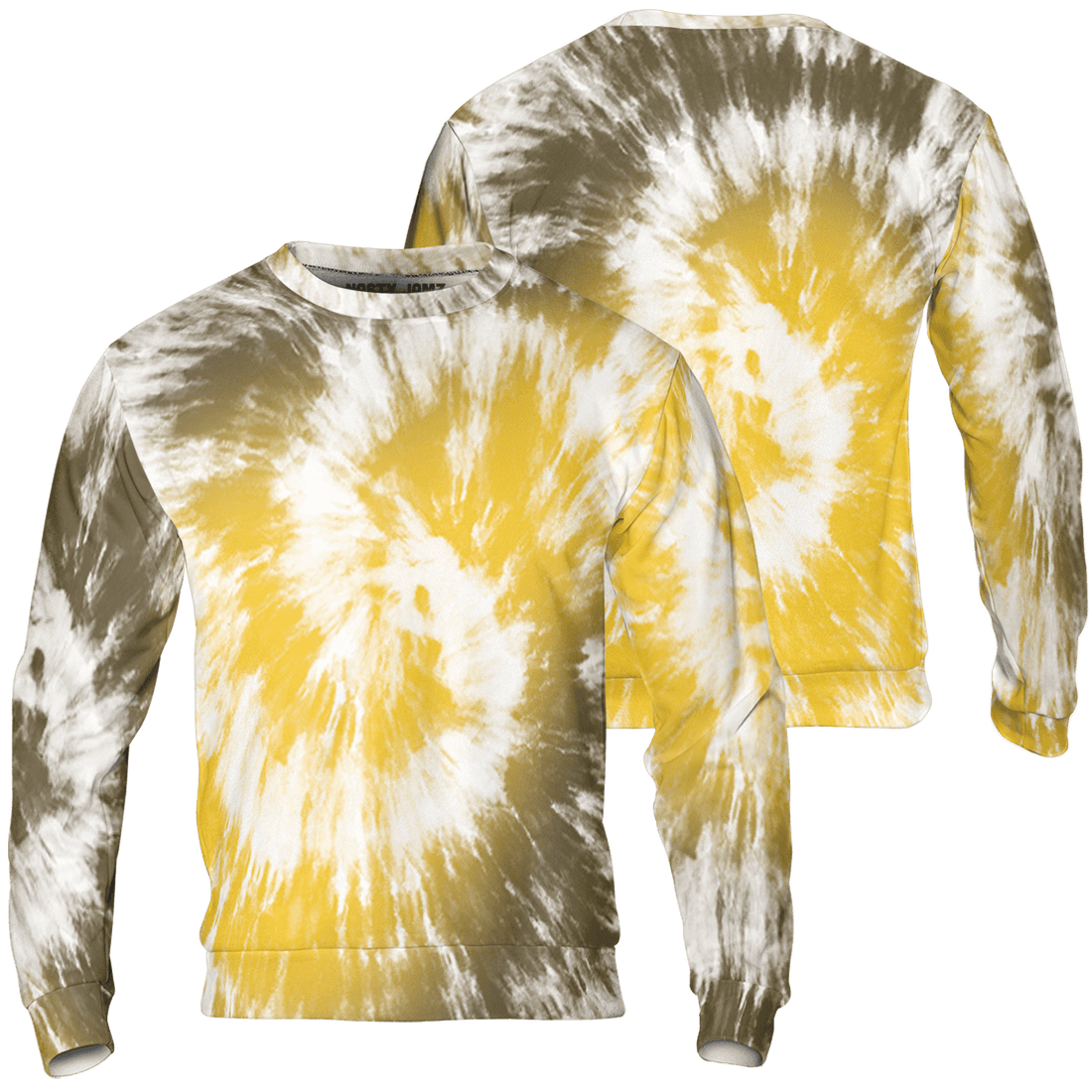 Yellow Ochre 6s Sweatshirt Match Tye Dye 3D All-Over Print Spiral - NastyJamz