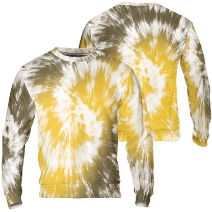 Yellow Ochre 6s Sweatshirt Match Tye Dye 3D All-Over Print Spiral - NastyJamz