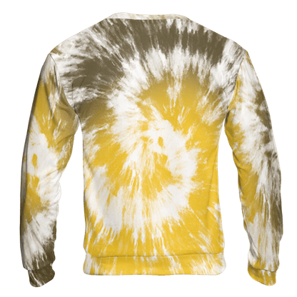 Yellow Ochre 6s Sweatshirt Match Tye Dye 3D All-Over Print Spiral - NastyJamz