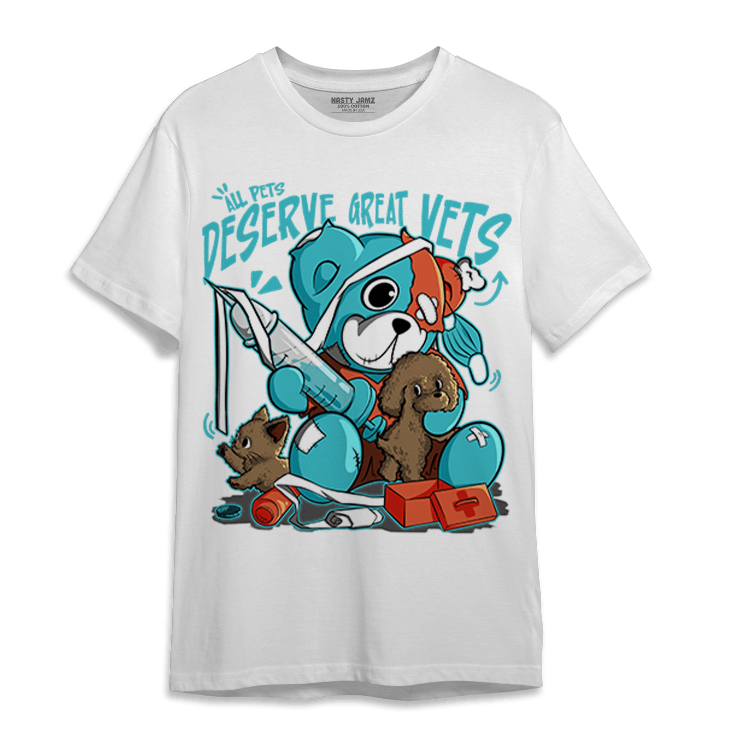 Dunk Low Dolphins T Shirt Match Veterinary BER - NastyJamz