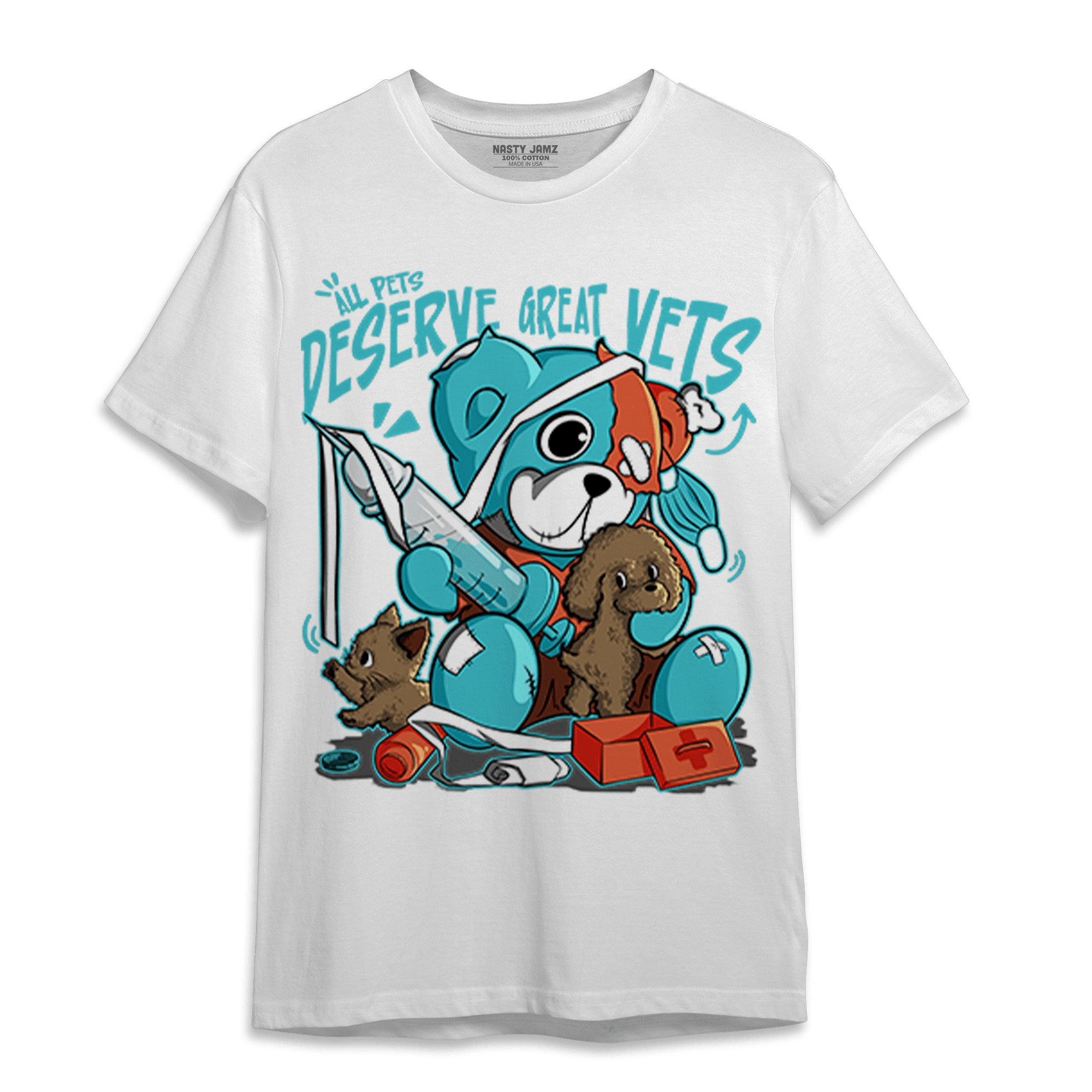 Dunk Low Dolphins T Shirt Match Veterinary BER - NastyJamz