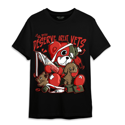 Dunk Low Mystic Red T Shirt Match Veterinary BER - NastyJamz